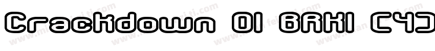 Crackdown O1 BRK1 (4)字体转换